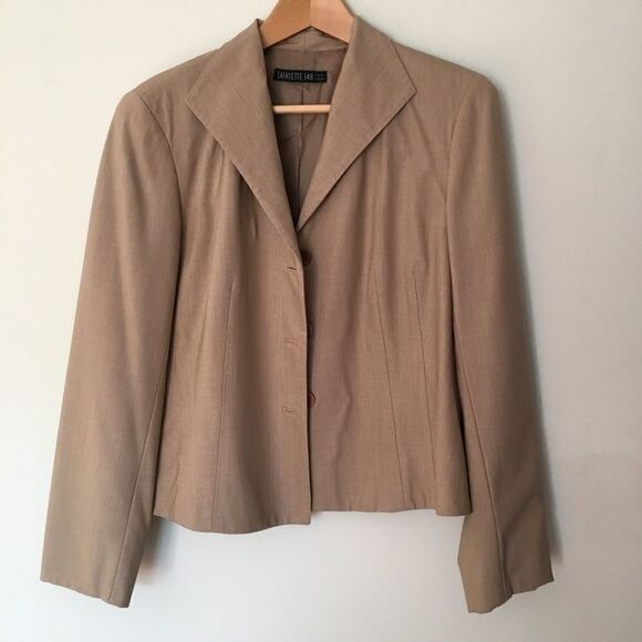 Lafayette 148 Sz 6 Wool Silk Blazer - Picture 1 of 7